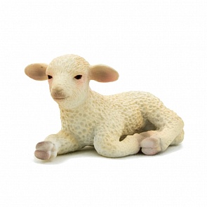 Фигурка - Овечка лежащая, размер 7 х 4 х 3 см. (Mojo, 387099)